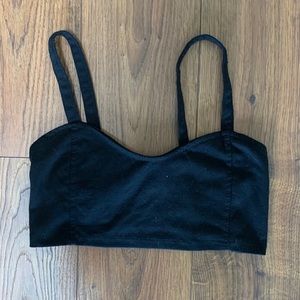 Brandy Melville Black Bralette Top